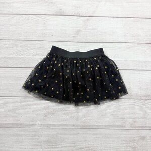Okie Dokie Toddler Girls Tulle Skirt Black Gold Star Print 24 Months